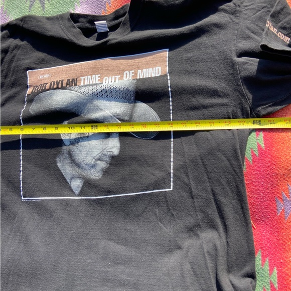 VINTAGE BOB DYLAN TIME OUT OF MIND BAND T SHIRT SIZE LARGE GOOD CONDITION BLACK - Picture 5 of 7